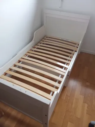 Cama Ikea Madera Blanca