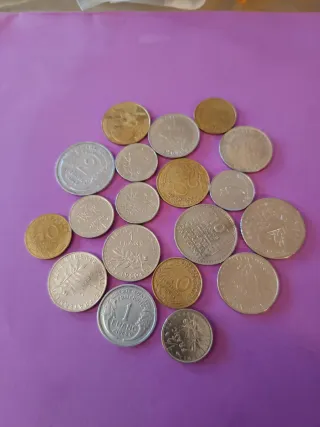 Francia - Lote de 19 Monedas
