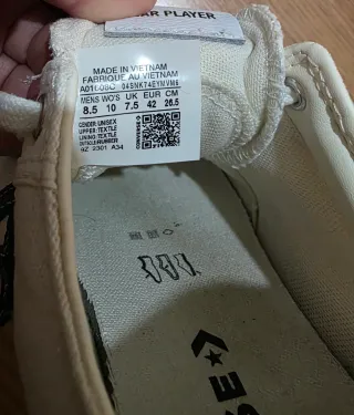 Converse All Star Blancas Talla 42