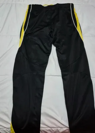 Pantalón chándal retro negro y amarillo