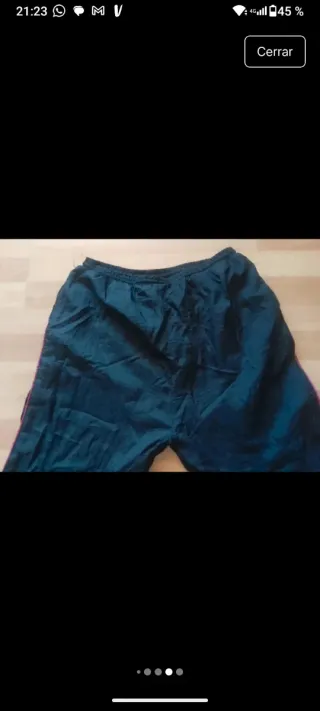 Pantalón chándal vintage negro