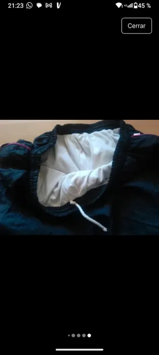 Pantalón chándal vintage negro