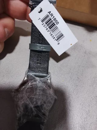 Orologio Emporio Armani Uomo Pelle grigio