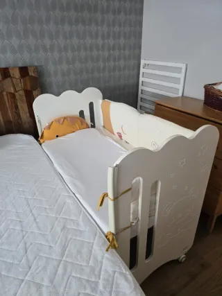 Cuna colecho madera 120cm