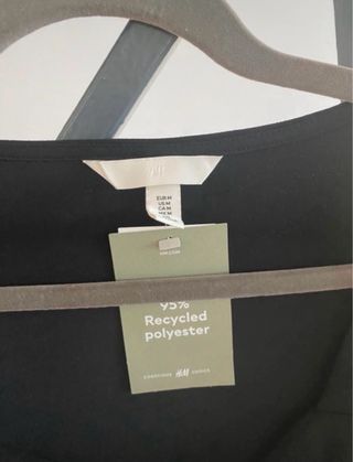 Vestido negro H&M talla M