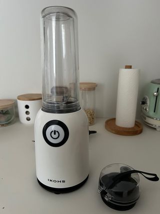 Batidora IKOHS Blanca con Vaso Transparente