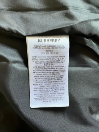 Chaqueta Burberry