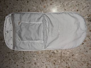 Funda verano silla paseo Utzurre gris/blanca