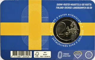 2X2 Coincard Finlandia 2025 Conmemorativa