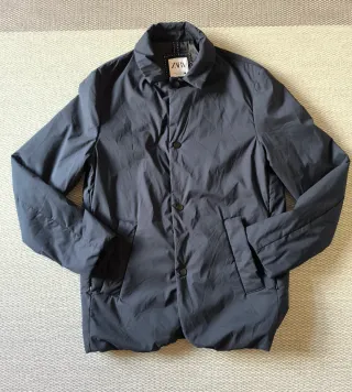 Chaqueta Zara Y2X Retro Deportiva Negra Talla M