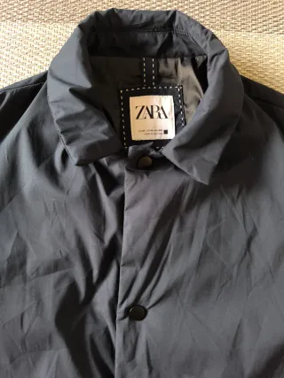 Chaqueta Zara Y2X Retro Deportiva Negra Talla M