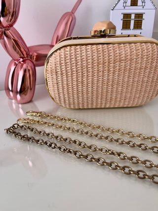 Bolso cadena trenzado elegante