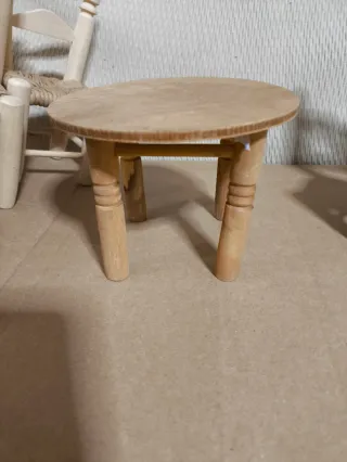 MESA Y SILLAS MINIATURA