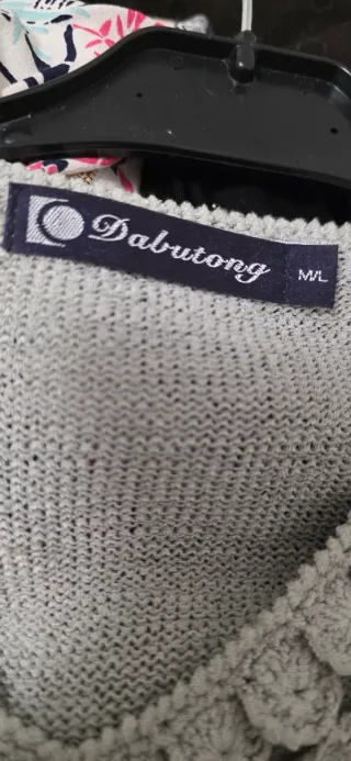 Jersey Dabutong manga corta gris Talla M/L