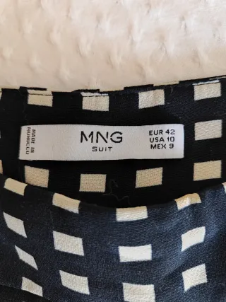 Pantalones de cuadros blanco y negro