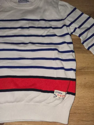 Jersey Mayoral rayas azul y rojo