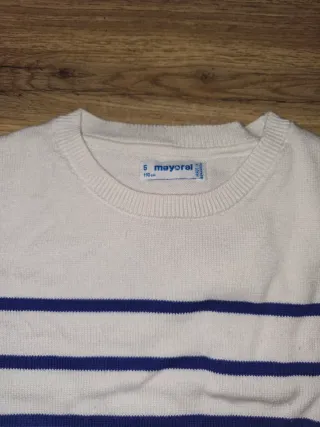 Jersey Mayoral rayas azul y rojo