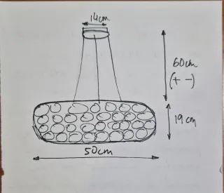 Lámpara Colgante Cristal Transparente