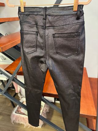 Pantalón efecto piel holográfico Talla S