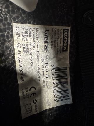 Casco de esquí infantil azul