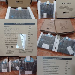 Kit solar Bluetti estación de energía y paneles