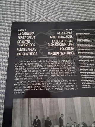 Vinilo Antiguos Tunos de la Universidad de Madrid