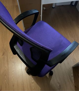 Silla de oficina/escritorio con ruedas