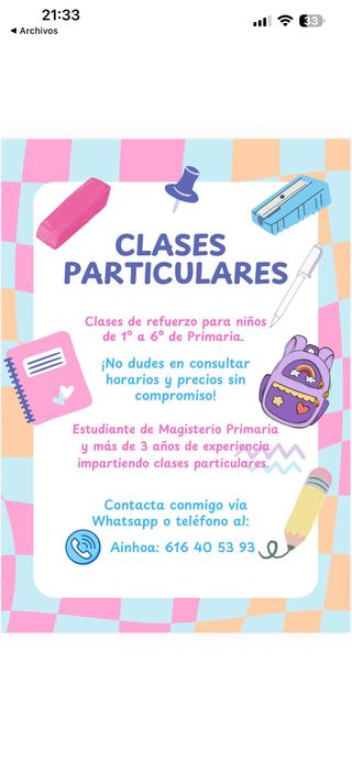 Clases Particulares Avila Capital