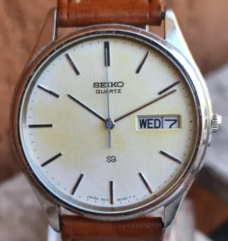 Seiko Quartz 7813-8029 Vintage SQ day date
