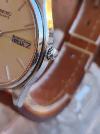 Seiko Quartz 7813-8029 Vintage SQ day date