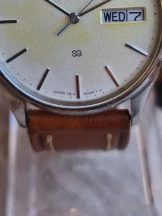Seiko Quartz 7813-8029 Vintage SQ day date