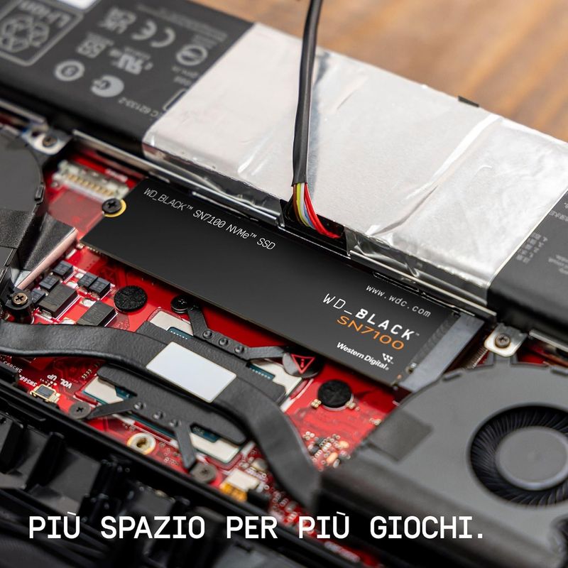 WD_BLACK SN7100 500GB NVMe SSD PCIe Gen4 afbeelding 2
