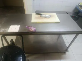 3 Mesas de trabajo cocina acero inox (Precio x uni