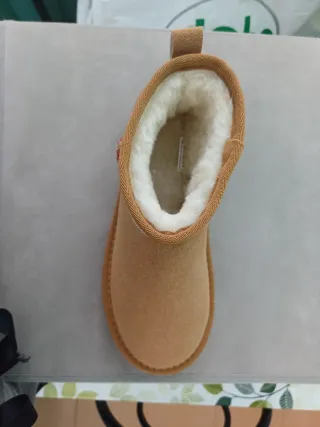 Stivaletti tipo UGG beige/marrone