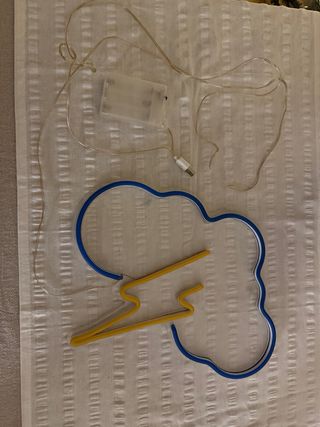 Luz Neón LED Nube y Rayo