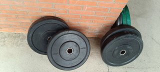 Barra de pesas para gimnasio
