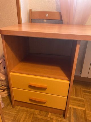 Escritorio juvenil madera con cajones
