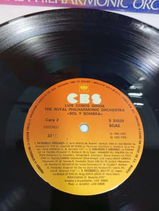 Vinilo Sol y Sombra - Luis Cobos
