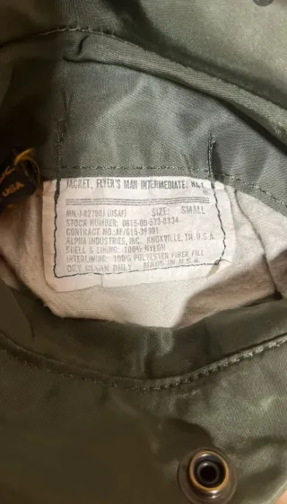 Chaqueta Bomber Alpha Industries Vintage