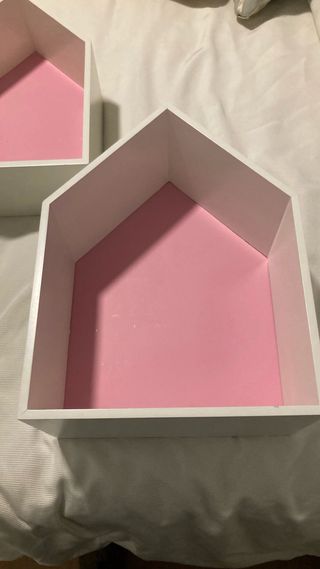 Estantes decorativos casitas (Set de 3)