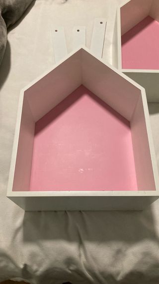 Estantes decorativos casitas (Set de 3)