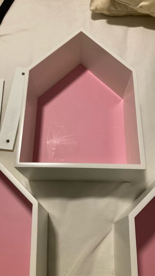 Estantes decorativos casitas (Set de 3)