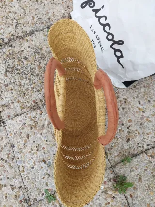 Capazo / Cesto / Cesta Playa de Mimbre Piccola