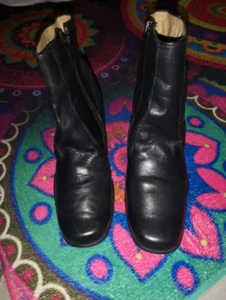 Stivaletti neri miss donna vera pelle tg 38