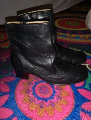 Stivaletti neri miss donna vera pelle tg 38