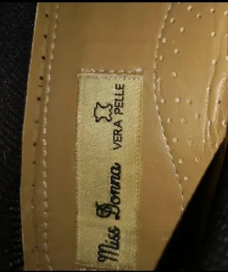 Stivaletti neri miss donna vera pelle tg 38