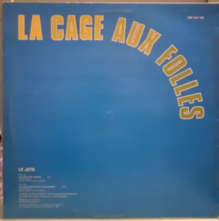 Vinilo La Cage aux Folles - Le Jeté