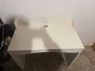 Mesa escritorio o tocador blanco