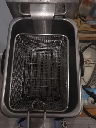 Freidora Eléctrica Acero Inoxidable