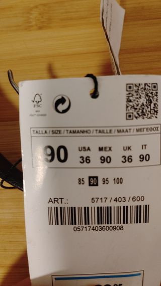 Cinturón de piel Zara Hombre